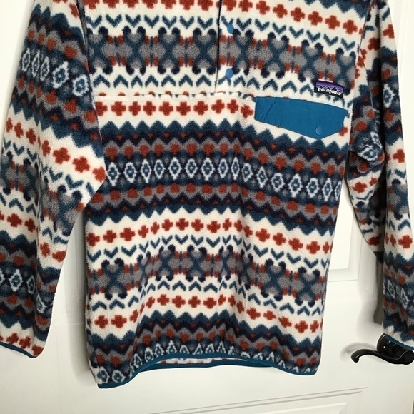 Patagonia 2015 Printed Synchilla Snap-T Fleece in Cliff: Underwater Size XSmall. - Picture 4 of 8